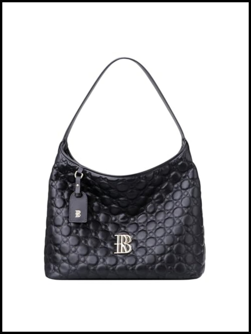 Quilted Leather Tote Bag Large Capacity Handbag Shoulder Underarm Purse Women